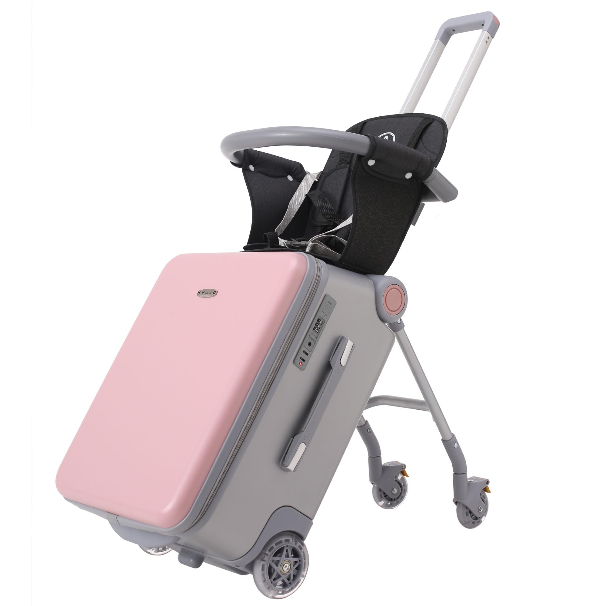 Amazon | [ChicCarry] 子供が乗れるキャリーケース クッションシート